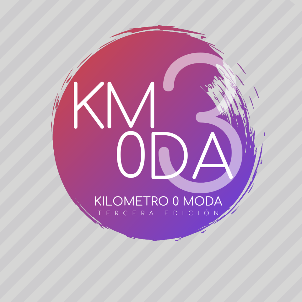 Logo of the KMOMODA fair in Madrid