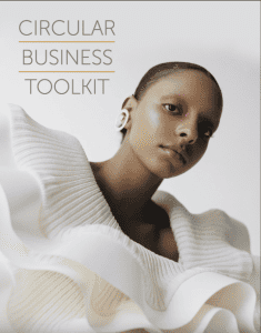 Front page of digital book named "Circular Business Toolkit"